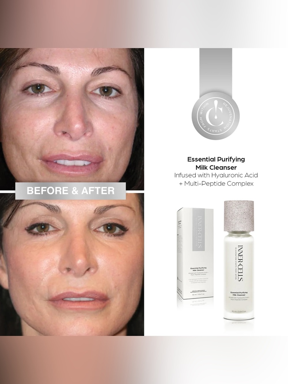 Essential Purifying Milk Cleanser Infused - Picture 4 of 11